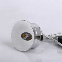 Mini round 1Watt mini recessed downlight for stairs or passageways