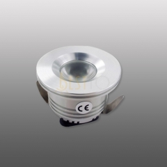 1W/3W LED cabinet light, Ra>80, 80~90lm/W, Dimension: Φ41.5x32.6mm. Cutout:Φ35mm