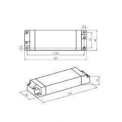 15W 12W 8W Driver constant voltage for  Led cabinet light