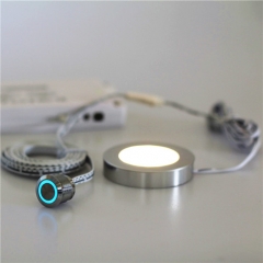 Mini touch switch for LED cabinet light with angel blue eye