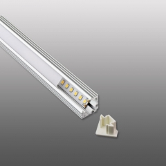 1919 LED aluminium profile kit for corner installation and getting 45 °direction light