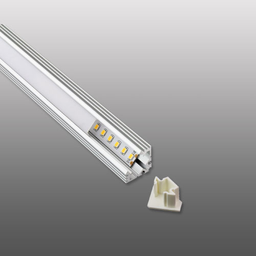 1919 LED aluminium profile kit for corner installation and getting 45 °direction light