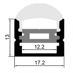 1713 LED aluminium profiles/Surface mounted