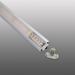 1919B LED aluminium profile kit for corner installation and getting 45 °direction light