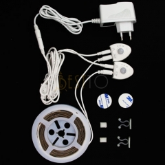 2835 LED tape kit/2pcs flexible LED strips with PIR switch/ for double bed using