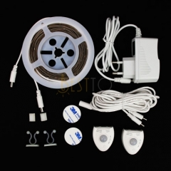 2835 LED tape kit/2pcs flexible LED strips with PIR switch/ for double bed using