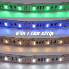 RGB+W+WW (RGB+CCT) 5 colors in1 innovative flexible LED strips