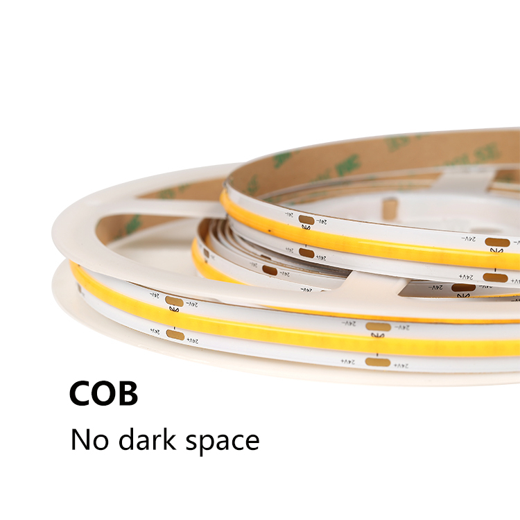 Promotion of 480led per meter COB strip light DC 24/12V with 100lm/W RA90 3 Year warranty