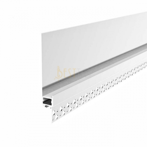 Indirect Trimless Recessed Gypsum LED Profile for ceiling cove lighting