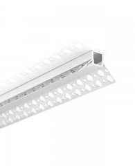 Plaster-in Internal Corner LED Drywall Extrusion for linear lighting