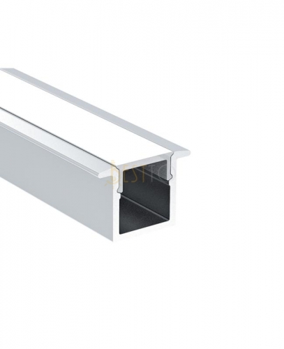 Recessed Flush Mounted Aluminium LED Profile For Cabinet Lighting