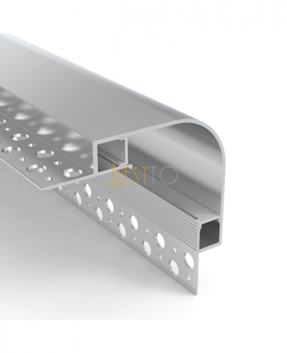 12.5MM Drywall Recessed LED Strip Channels For Cove Lighting