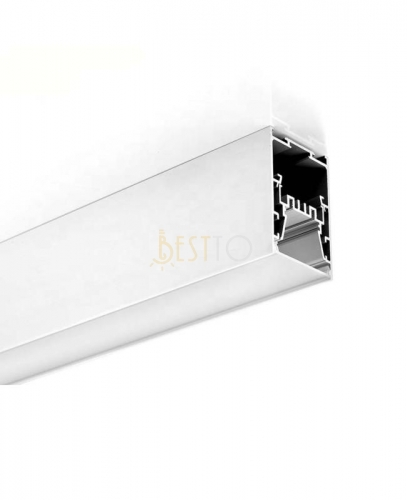 75mm deep suspension LED profile for ceiling Pendant installation