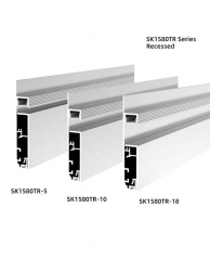 Recessed Skirting Board Profile Channel With Diffuser