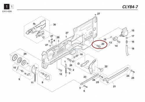 KW1-M11B6-00X / BOLT HEX SOCKET HEAD / YAMAHA Feeder Parts