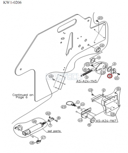 K87-M2317-000 / CAP / YAMAHA Feeder Parts