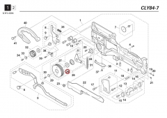 KW1-M119F-00X / DRIVE ROLLER ASSY / YAMAHA Feeder Parts