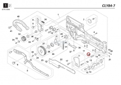 K87-M113M-00X / AXIS PIN / YAMAHA Feeder Parts