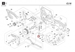 KW1-M32A1-00X / LOWER GUIDE PLATE R / YAMAHA Feeder Parts