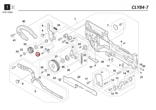 K87-M111N-00X / SCREW,PAN HEAD + / yamaha Feeder Parts