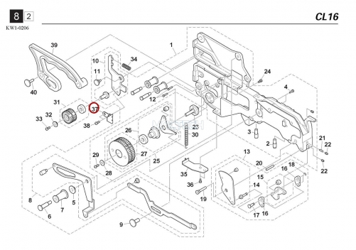 KW1-M32A3-00X / LOVER GUIDE PLATE L / YAMAHA Feeder Parts