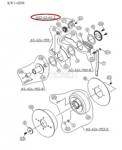 K87-M559A-000 / DRIVE GEAR ASSY / YAMAHA Feeder Parts