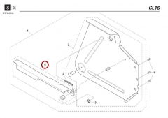 KW1-M32DA-10X / TENSION LEVER ASSY / YAMAHA Feeder Parts