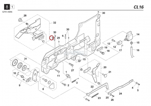 K87-M111G-10X / PUSH PIN / YAMAHA Feeder Parts