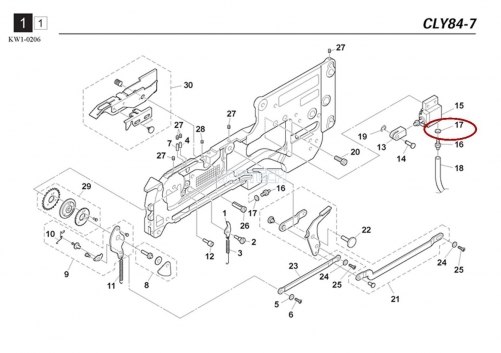 K87-M111M-00X / GASKET / YAMAHA Feeder Parts