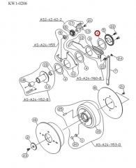 K87-M119J-000 / THRUST WASHER / YAMAHA Feeder Parts