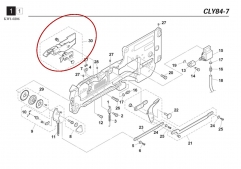 KW1-M1340-00X / TAPE GUIDE ASSY / YAMAHA Feeder Parts