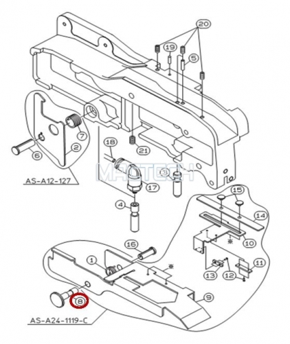 K87-M5545-000 / YAMAHA Feeder Parts