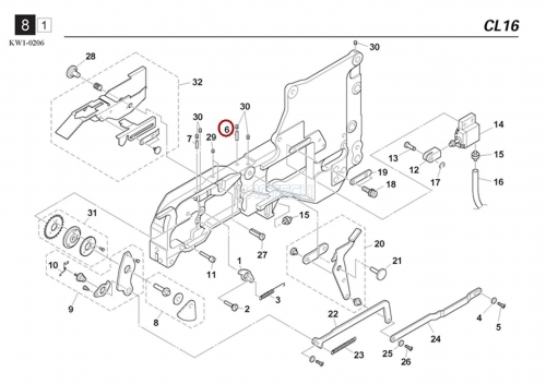 K87-M111D-00X / PUSH PIN / YAMAHA Feeder Parts