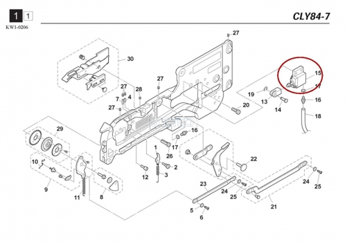 KW1-M1185-00X / MULTI CYLINDER / YAMAHA Feeder Parts