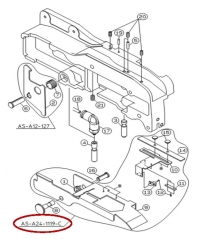 KW1-M4540-000 / TAPE GUIDE ASSY / YAMAHA Feeder Parts