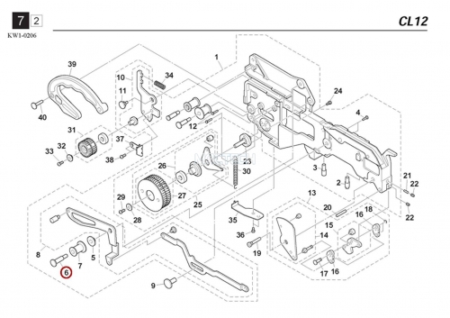 KW1-M226H-00X / METAL AXIS / YAMAHA Feeder Parts