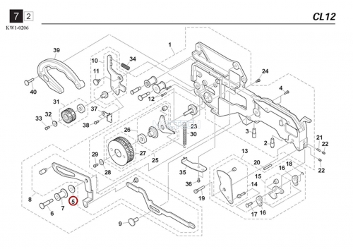 KW1-M226F-00X / METAL AXIS / YAMAHA Feeder Parts