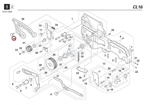 KW1-M325M-00X / ARM AXIS / YAMAHA Feeder Parts