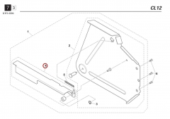 KW1-M22DA-10X / TENSION LEVER ASSY / YAMAHA Feeder Parts