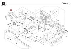 KW1-M115L-00X / HOLD ARM / YAMAHA Feeder Parts