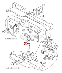 K87-M5513-000 / KNOCK PIN (REAR) / YAMAHA Feeder Parts