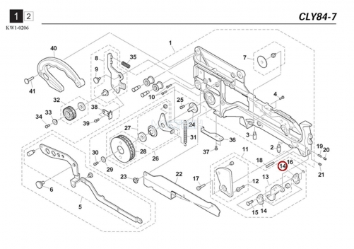 K87-M113D-00X / ARM / YAMAHA Feeder Parts