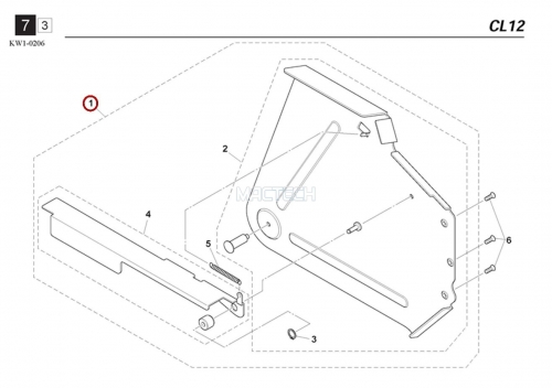 KW1-M22D0-10X / REEL HOLDER ASSY / YAMAHA Feeder Parts