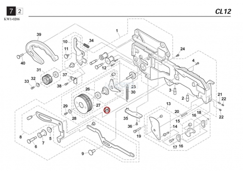 KW1-M2291-00X / DRIVE ROLLER UNIT / YAMAHA Feeder Parts