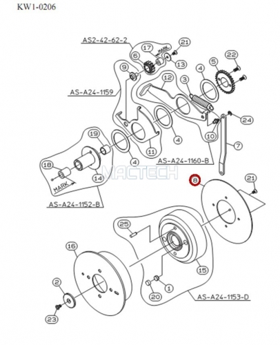 KW1-M459V-000 / REEL FLANGE / YAMAHA Feeder Parts