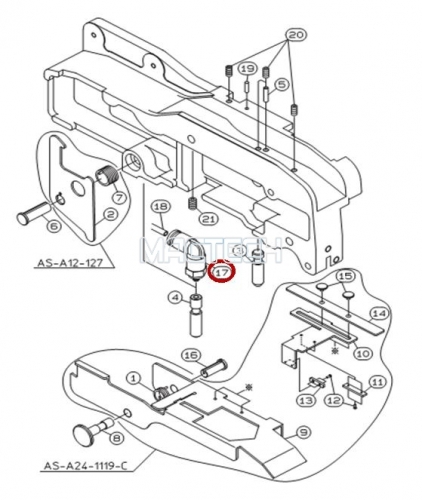 K87-M23BG-000 / ELBO CONNECTOR / YAMAHA Feeder Parts