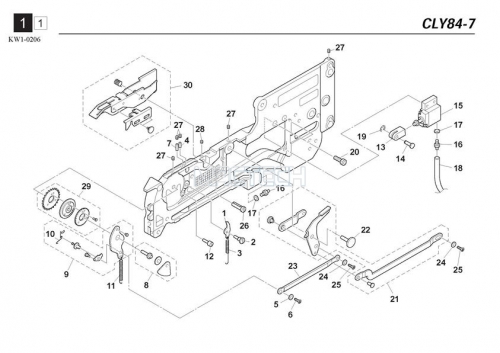 KW1-M1740-00X / TAPE GUIDE ASSY / YAMAHA Feeder Parts