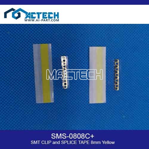 SMS-0808C+ SMT CLIP & SPLICE TAPE 8mm (Yellow Color)