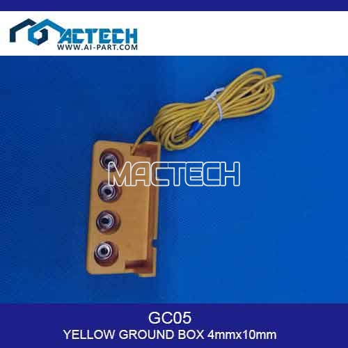 GC05 YELLOW GROUND BOX 4mm x 10mm