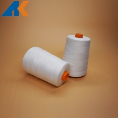 Colorful high temperature resisitant threads for closing bags